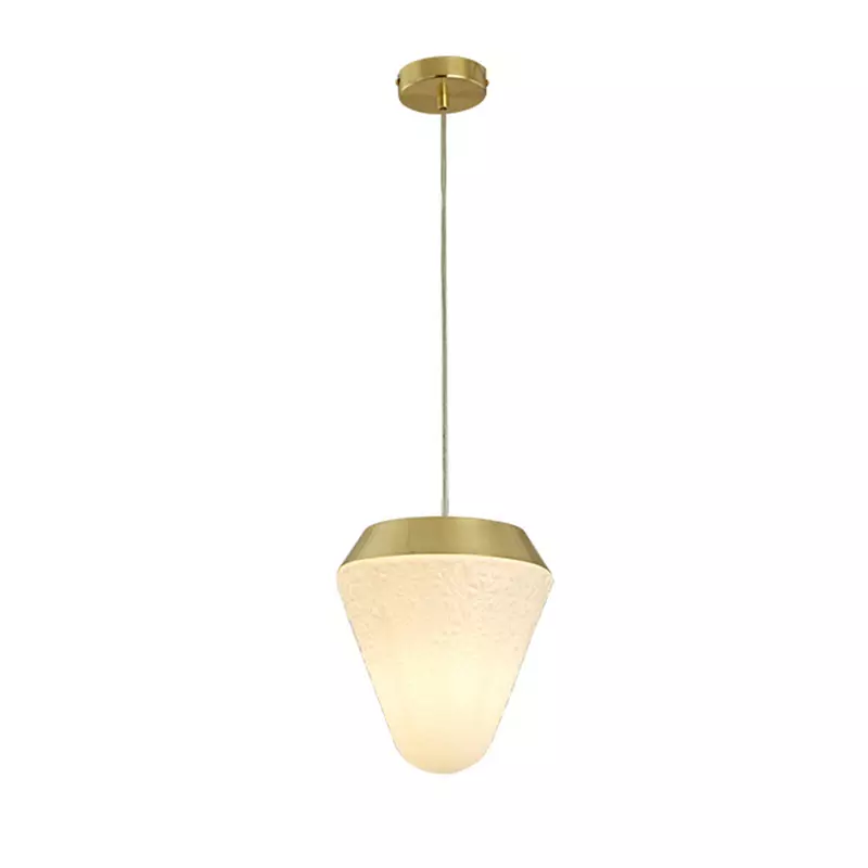 Bedroom glass pendant lamp
