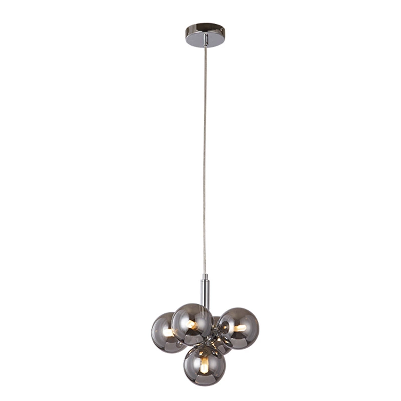 Bedroom Modern style top glass pendant lamp