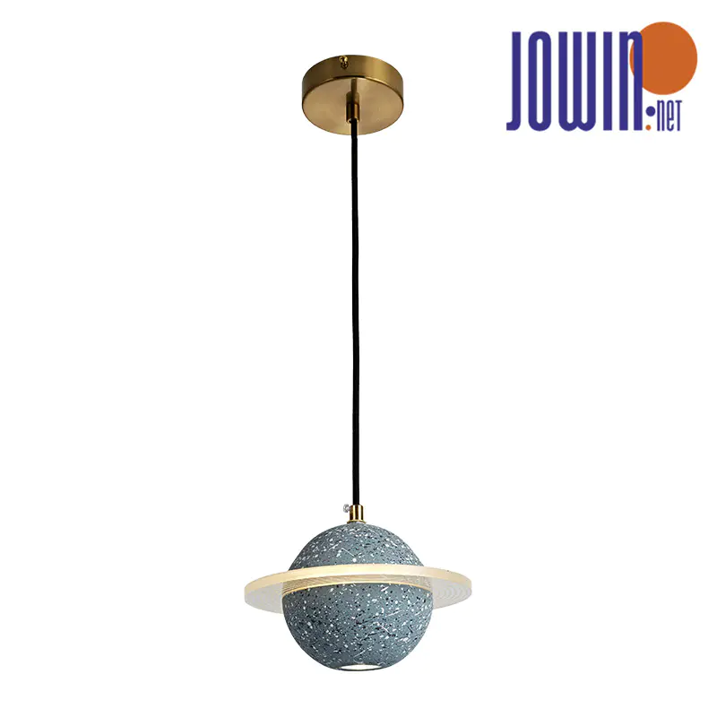 Blue Cement Ball Pendant Lamp