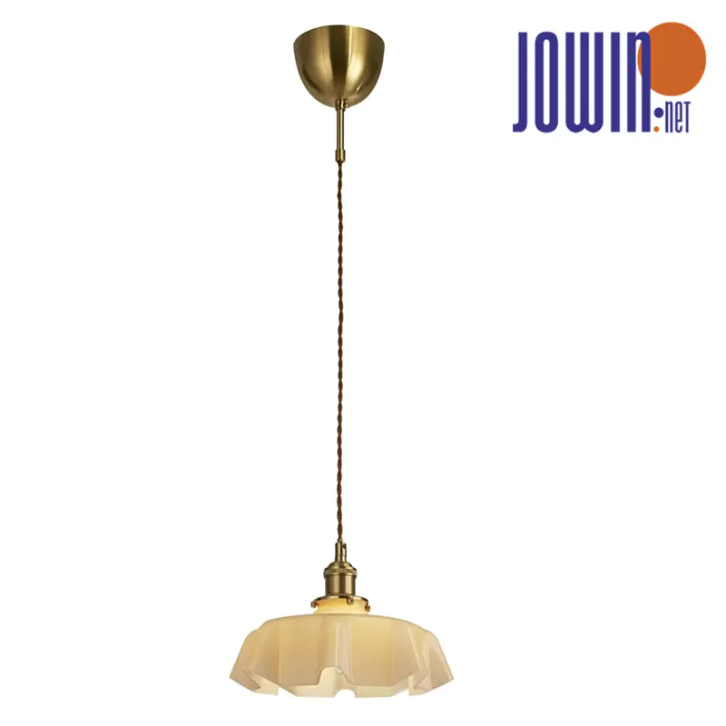 Pink Wavy Dish Glass Pendant Lamp