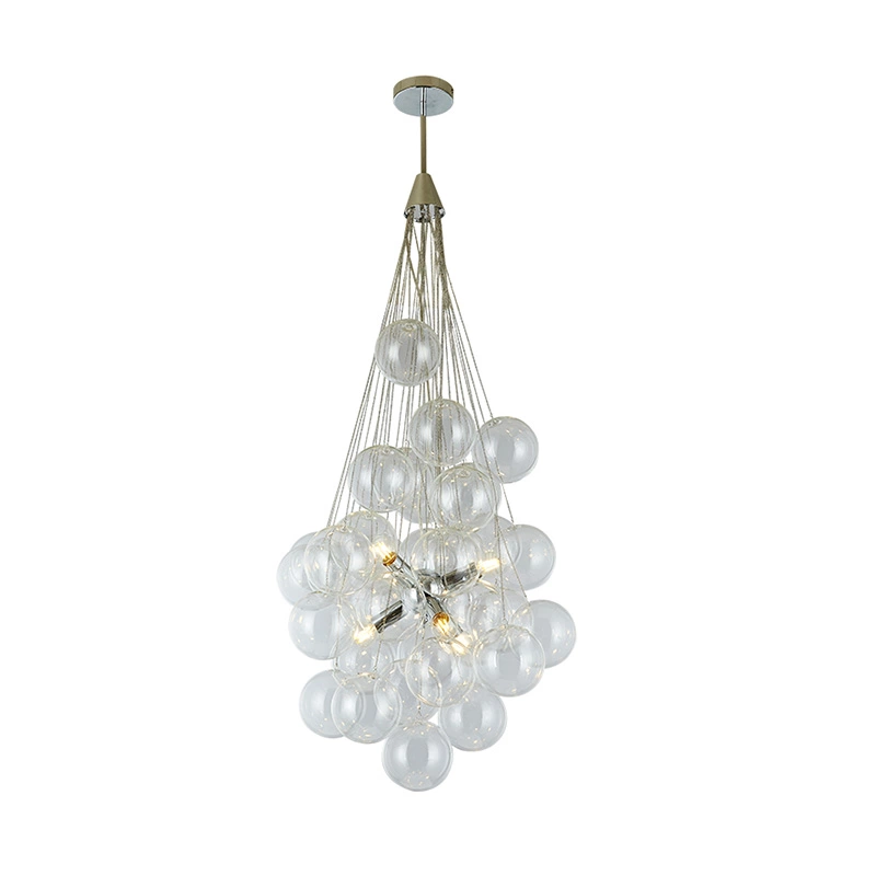 Simple style unique glass pendant lamp