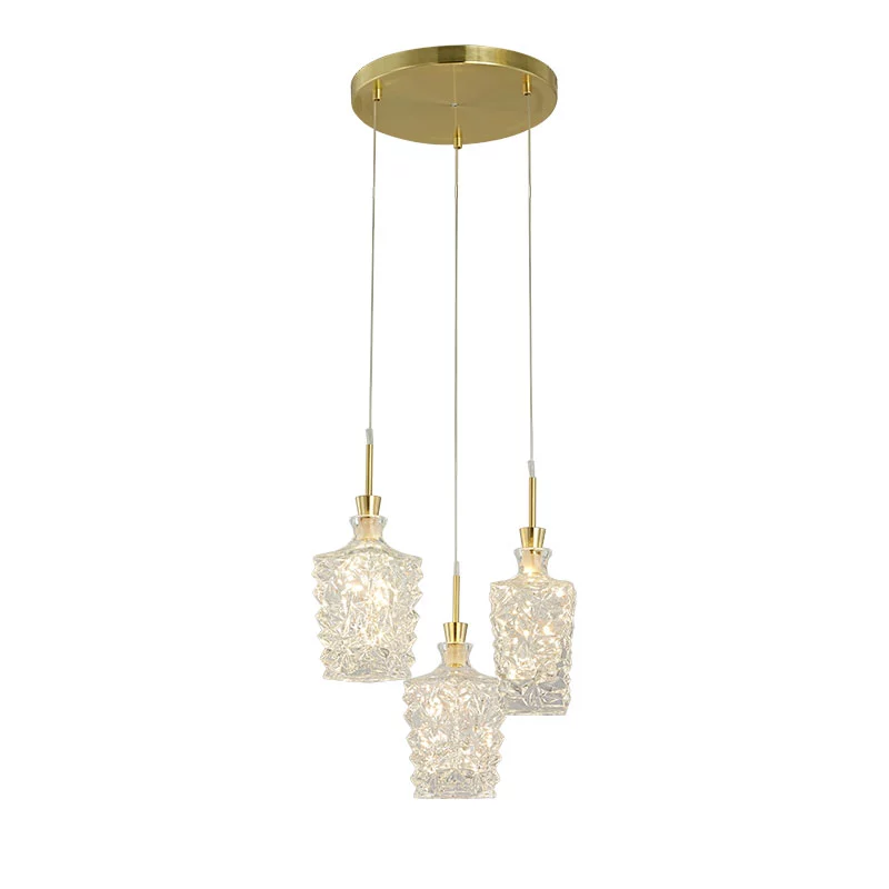Staircase pendant lamp